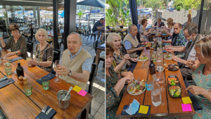 Sortie au restaurant au port de la Rague à Mandelieu pour nos résidents de la Bastide de Pégomas