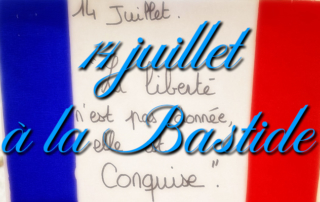 Atelier de création du 14 juillet à la Bastide.