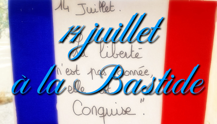 Atelier de création du 14 juillet à la Bastide.