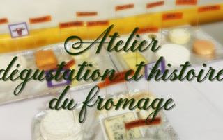 Atelier de dégustation et histoire du fromage pour nos résidents.