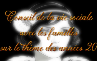 Conseil de la vie sociale avec les familles.