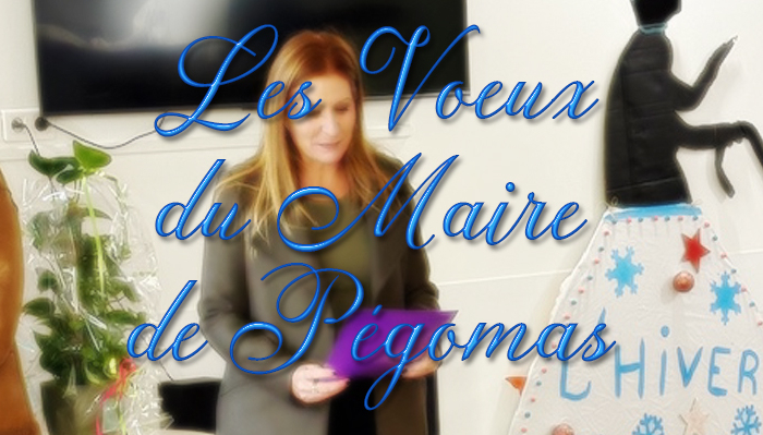 Les vœux du Maire de Pégomas à nos résidents de la Bastide.