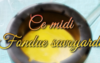 Fondue savoyarde pour nos résidents de la Bastide de Pégomas.