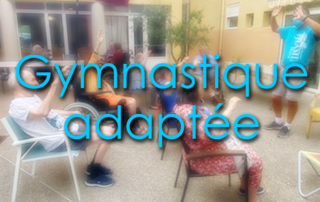 Gymnastique adaptée spécifique au bâtiment B pour nos résidents de la Bastide