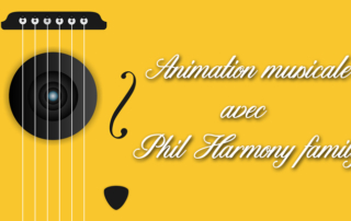 Animation musicale par le Phil Harmony family pour nos résidents de la Bastide de Pégomas.