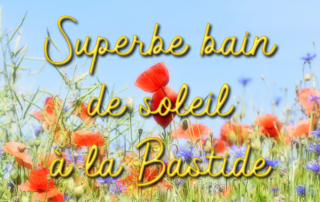 Bain de soleil pour nos résidents de la Bastide de Pégomas.