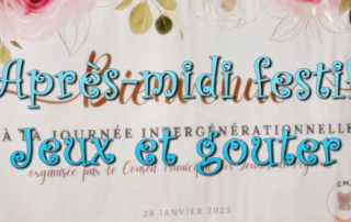 Après-midi avec le conseil municipal des jeunes de Pégomas et nos résidents de la Bastide.