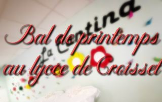 Bal de printemps au lycée Croisset de Grasse pour nos résidents de la Bastide