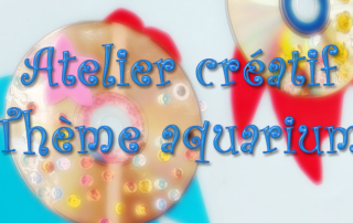 Atelier créatif sur le thème aquarium pour nos résidents de la Bastide.