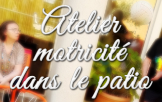 Motricité dans le patio pour nos résidents de la Bastide de Pégomas.